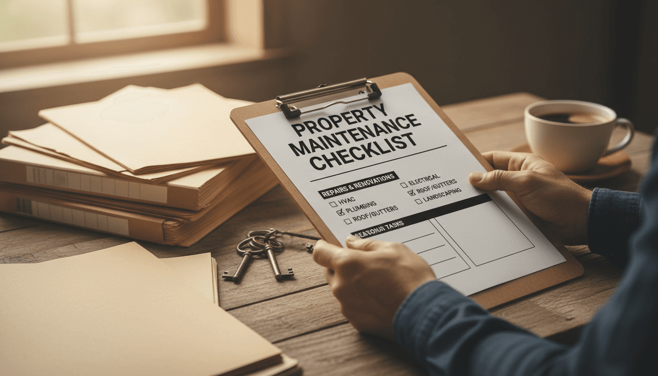 Property management and maintenance oversight